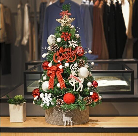 新入荷クリスマスツリー 60CM ミニツリー クリスマス 北欧 クリスマス飾り北欧卓上 装飾 ミニ 小さめ 可愛い イルミネーション クリスマス拍卖