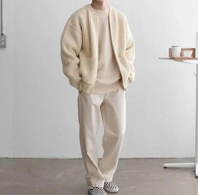 新品☆人気カーディガン メンズ 秋冬 ニットカーディガン ニットセーター ニットジャケット コーディガン アウター 暖かい羽織 S~3XL拍卖