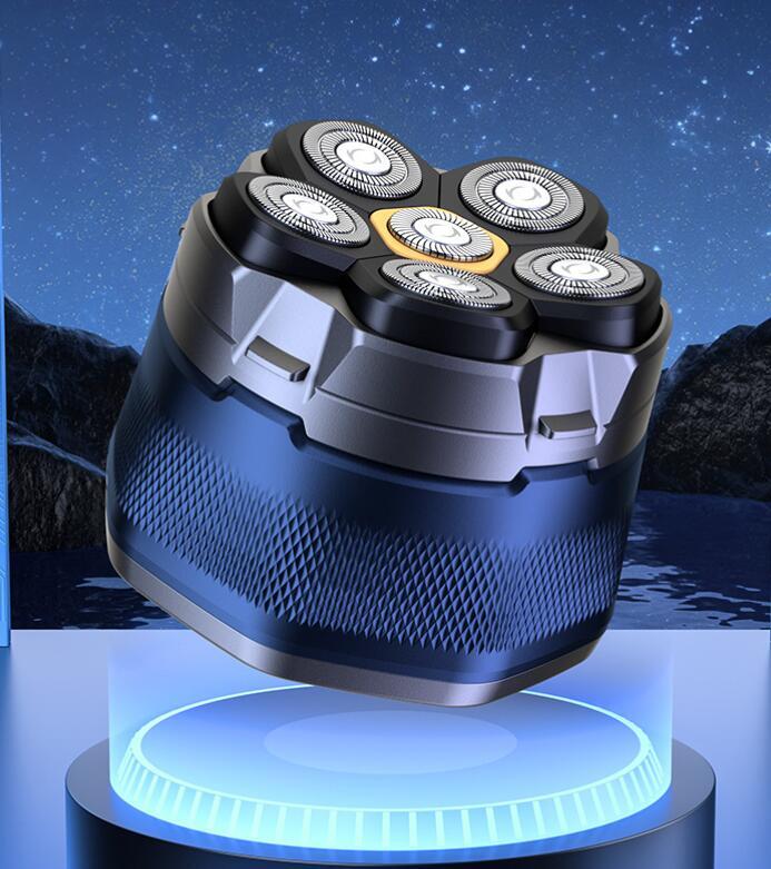 新入荷スキンヘッド用シェーバー 6D マグネット着脱式 ハゲ用シェーバー 頭髪シェーバー パワーフル 髭剃り 男性用 IPX6防水 メンズ 父の日拍卖