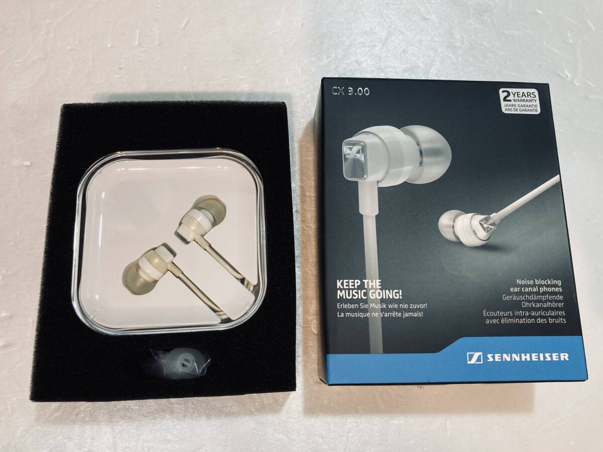 【動作確認済】【送料無料】SENNHEISER ゼンハイザー CXシリーズ CX 3.00 White 拍卖