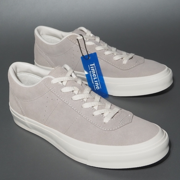 デッド!! 新品 US 9 1/2 / 28 日本製 CONVERSE ONE STAR J VTG HS SUEDE TIMELINE ヒールスター グレー スエード made in japan 拍卖