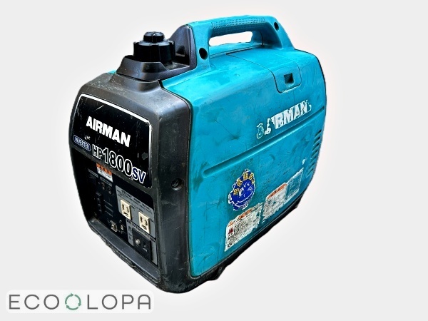 1円~ 【東京都 店頭受取限定】 北越工業 AIRMAN エアーマン インバータ発電機 HP 1800SV Y2拍卖