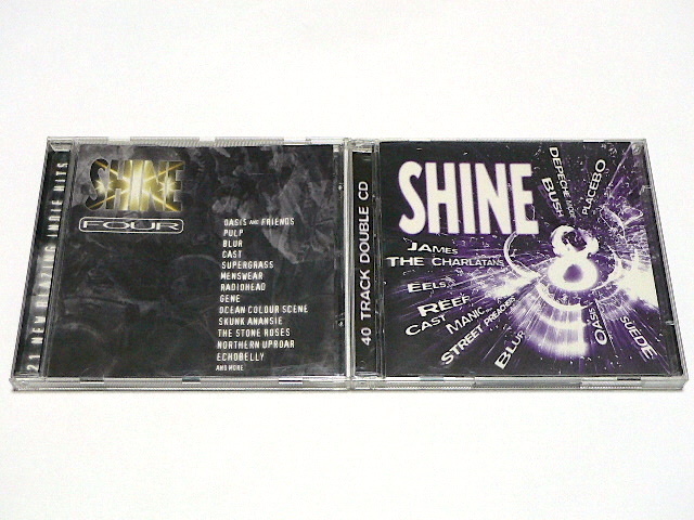 V.A. / SHINE 4, 8 // CD ギターポップ ブリットポップ Stone Roses Oasis Suede Blur Pulp Radiohead拍卖