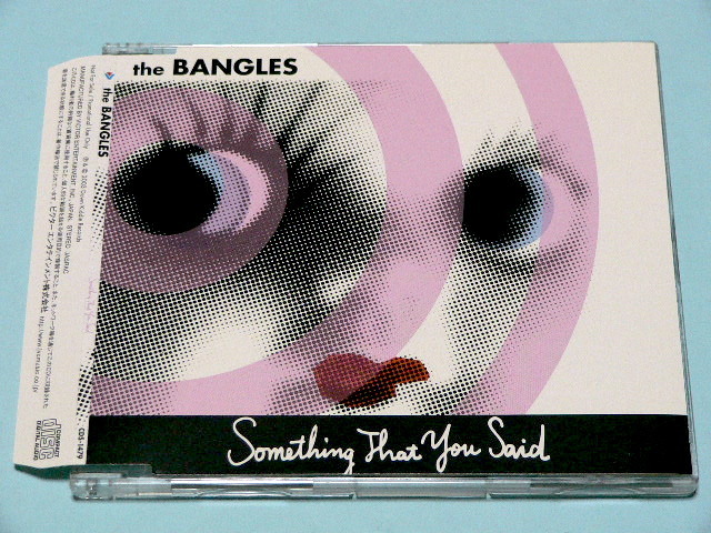 BANGLES / SOMETHING THAT YOU SAID // CDS promo バングルズ拍卖