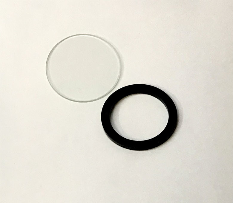 アラジン ブルーフレーム 16-38 アラジネットII 油量計用ガラス 燃料計 ガラス窓 強化ガラス パッキン付き拍卖