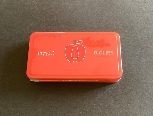 【新品!未開封!】事務用品 雑貨 ゼムクリップ リンゴクリップ 30個入り リンゴ型 ミドリカンパニー ディークリップス DーCLIPS クリップ拍卖