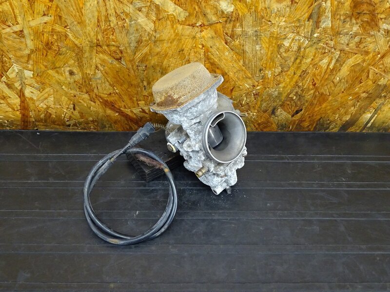 【251109】GB250クラブマン(MC10-1105)◇ キャブレター キャブ チョークワイヤー破損有 動作未確認 ジャンク!! 【2型拍卖