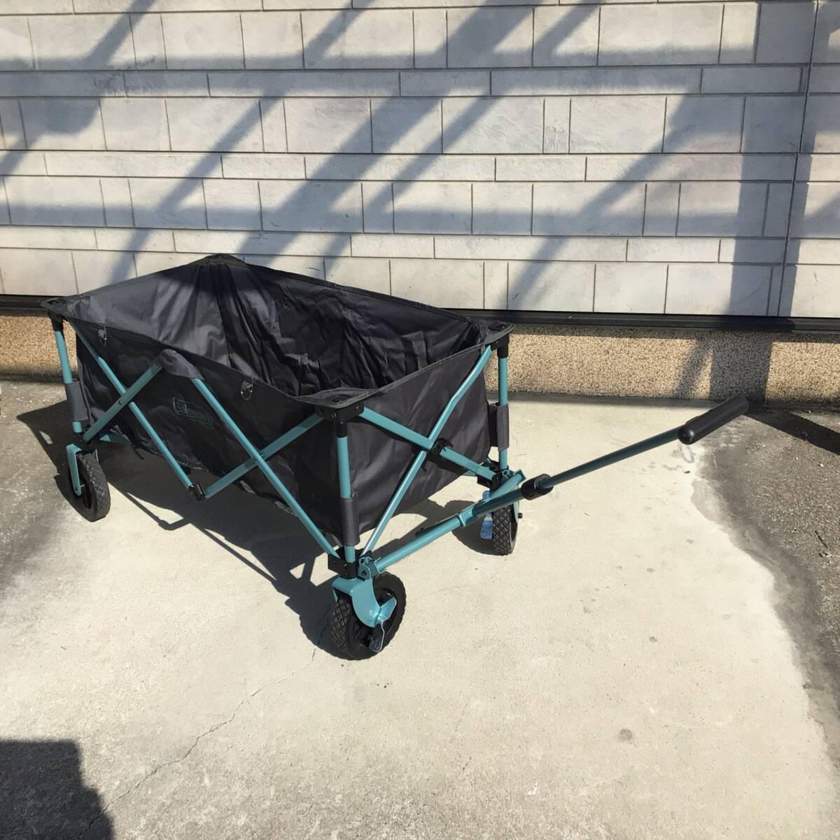 11211 Coleman アウトドアワゴン DNK23ASIA 2196302 コールマン キャリーワゴン グレー×グリーン 限定カラー拍卖