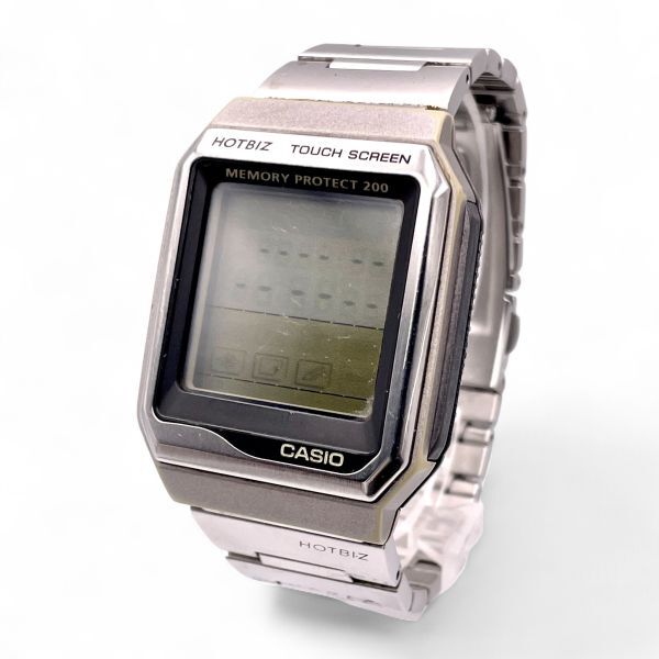 1円 稼働 ■ CASIO カシオ HOTBIZ ホットビズ タッチスクリーン VDB-2100 メンズ デジタル文字盤 スクエア シルバー N5395-29-23拍卖