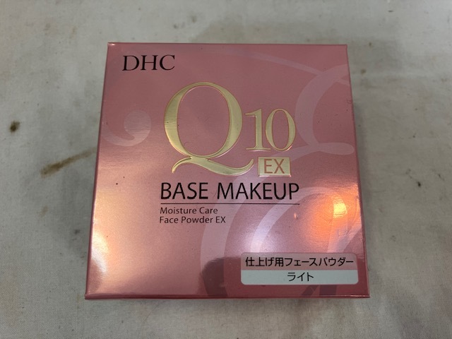 DHC Q10 EX ベースメイクアップ モイスチュアケア フェイスパウダーEX 仕上げ用フェースパウダー ライト 15g 未開封拍卖