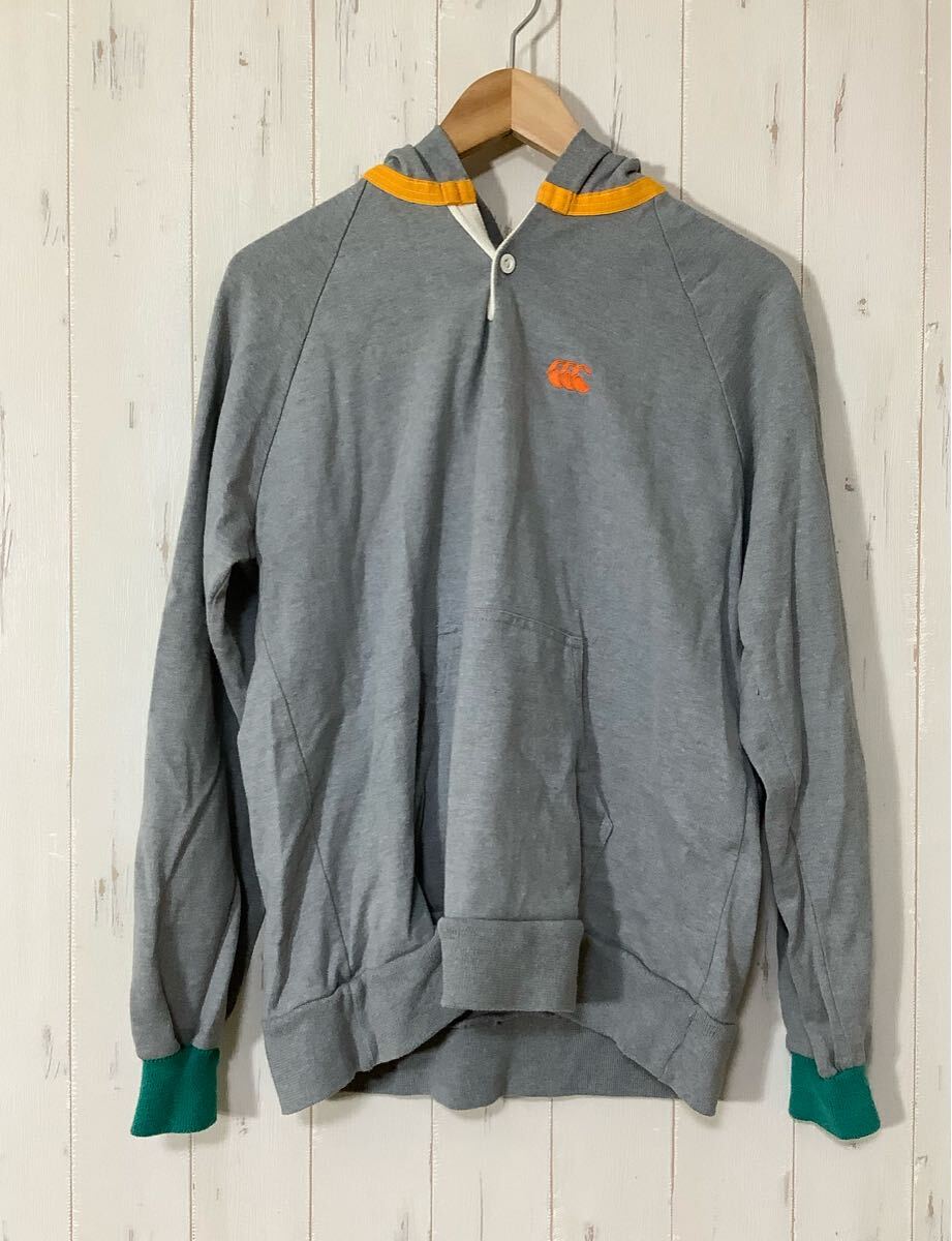 に1750 canterbury カンタベリー スウェットパーカー XL グレー ニュージーランド製拍卖