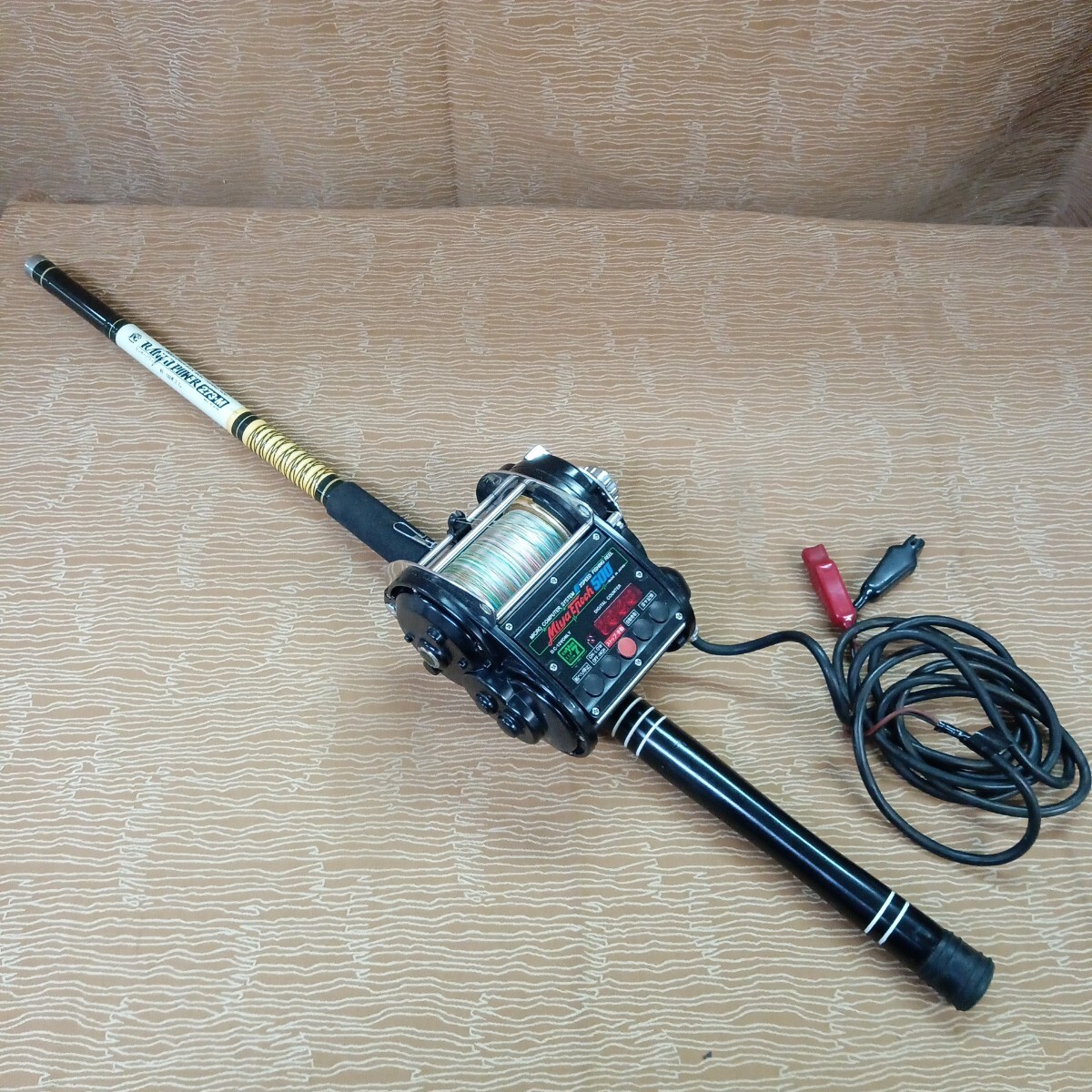 【電動リール Miya Epoch 500 コマンド7】ジャンク 現状品 動作未確認 ミヤエポック フィッシング 釣具 ランボーパワー 【A9-4】1110拍卖