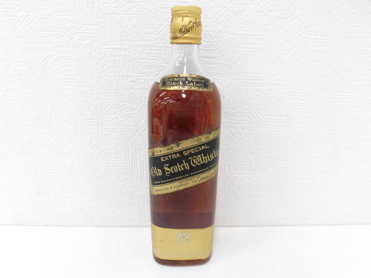 7291 酒祭 洋酒祭 ② ジョニーウォーカー ブラックラベル 金キャップ 760ml 43% 未開栓 古酒 Johnnie Walker Black Label拍卖