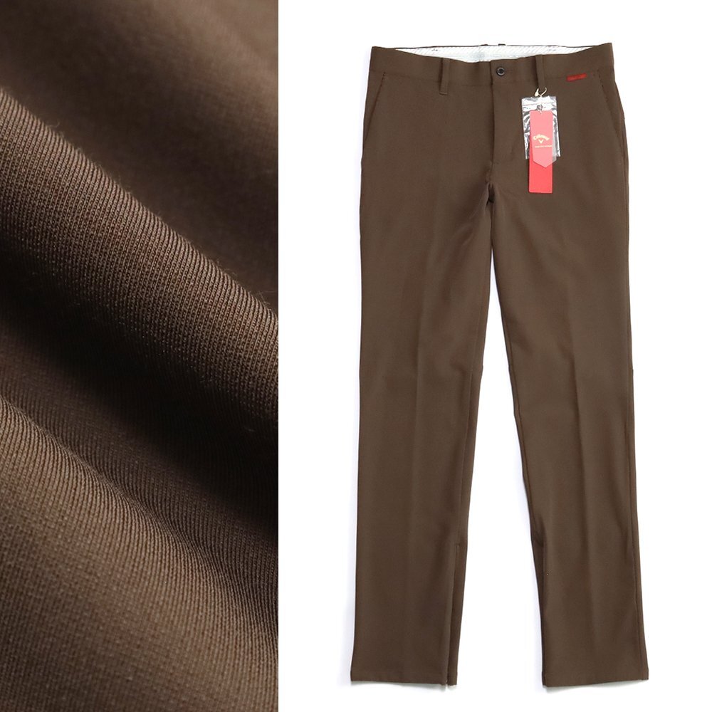 石川遼プロ 共同開発 キャロウェイ ゴルフ レッドレーベル メンズ パンツ M 茶 Callaway GOLF ツアー プロ エディション ウェア ◆7AU084拍卖