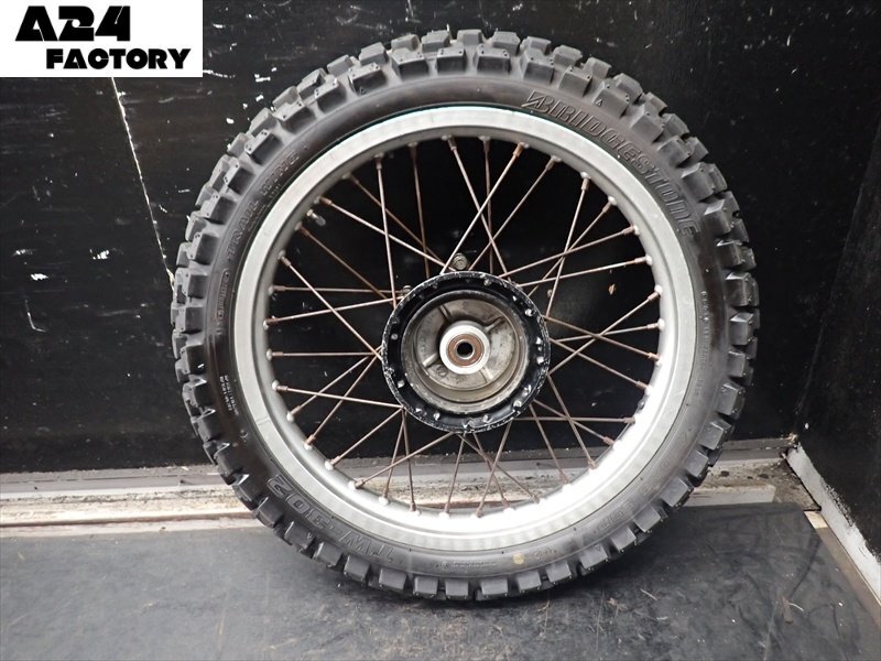 A1R7-0926 ホンダ XLR125R リアホイール 18x1.85 タイヤ 【JD16-100~ 動画有】拍卖