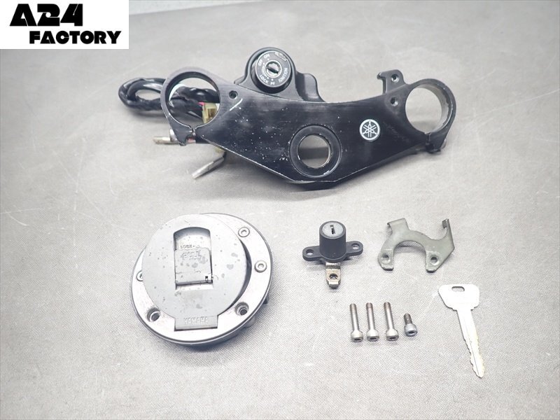 C1R7-1105 ヤマハ YZF-R6 キーセット メイン ホルダー キャップ 実動車取外し品 【JYARJ031000018*** 逆車 動画有】拍卖