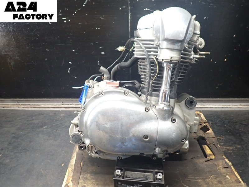 【同梱不可】 D1R7-1113 カワサキ W400 実動 エンジン ASSY 機関良好 【EJ400A-001~ 2006年式 動画有】拍卖