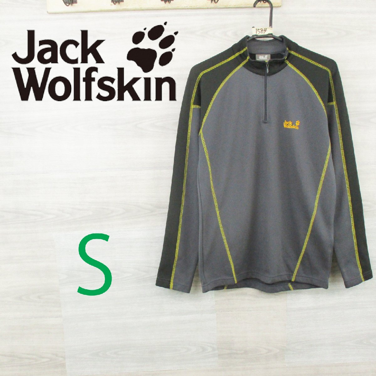 Jack Wolfskin●ジャックウルフスキン<薄手ハーフジップ>M1584s拍卖
