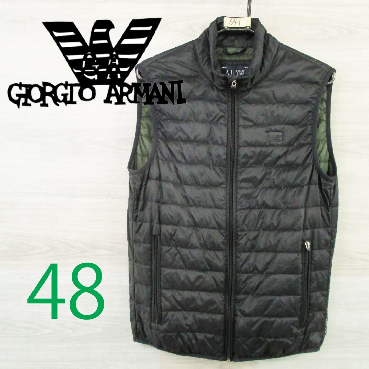 ARMANI JEANS●アルマーニジーンズ<ダウンベスト>M0641c拍卖