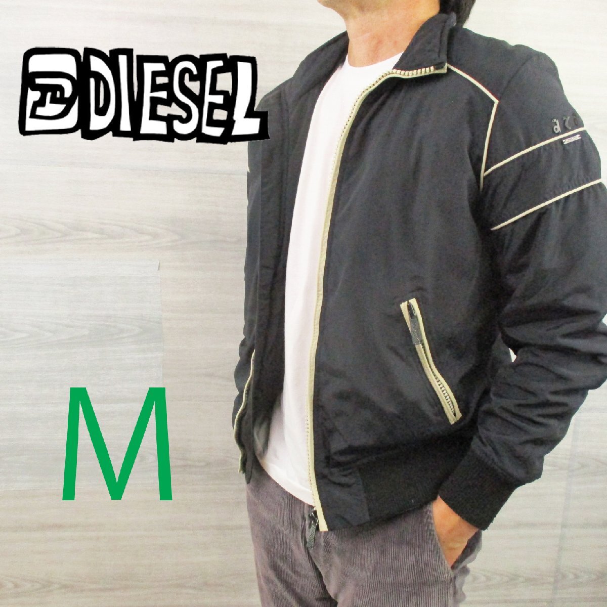 DIESEL●ディーゼル<中綿入り ブルゾン ジャケット>M1980c拍卖