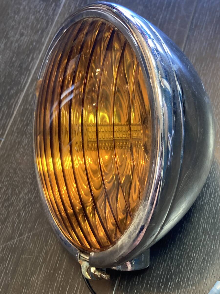 当時物40s50sアップルトンオールドクロームライト オールドチョッパー ボバー ドームレンズ ハーレー ナックル パン ショベル ベイツ拍卖