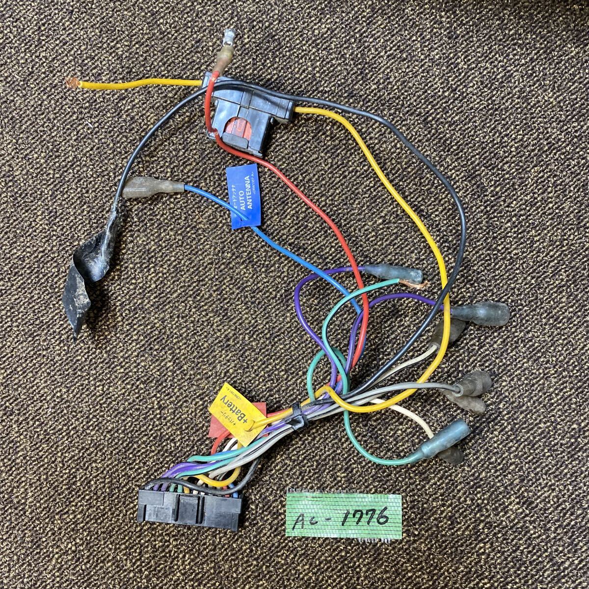 AC-1776 激安 Carrozzeria カロッツェリア Pioneer パイオニア 12P ナビ ステレオ オーディオ 電源カプラー コネクタ ハーネス 中古品拍卖