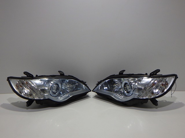 レガシィ ヘッドライト 左右 HID BP BL 後期 100-20952 4L ブルー コーティング 比較的綺麗 251107010拍卖