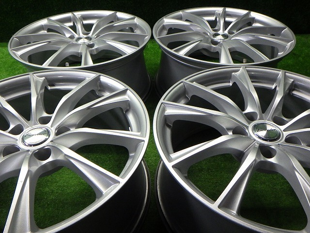 社外 18インチ ホイール HOT STUFF EXCEEDER 18×8J +41 5H PCD114.3 ハブ60 20系 アルファード 比較的綺麗 251117017拍卖