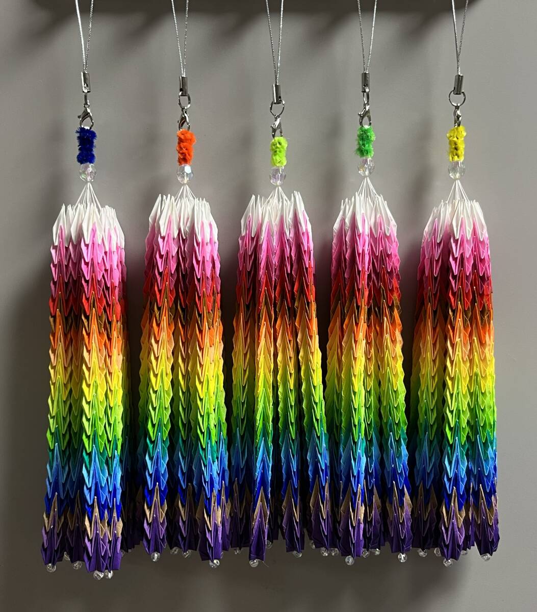 《千羽鶴 200羽 5個》⑥-14拍卖