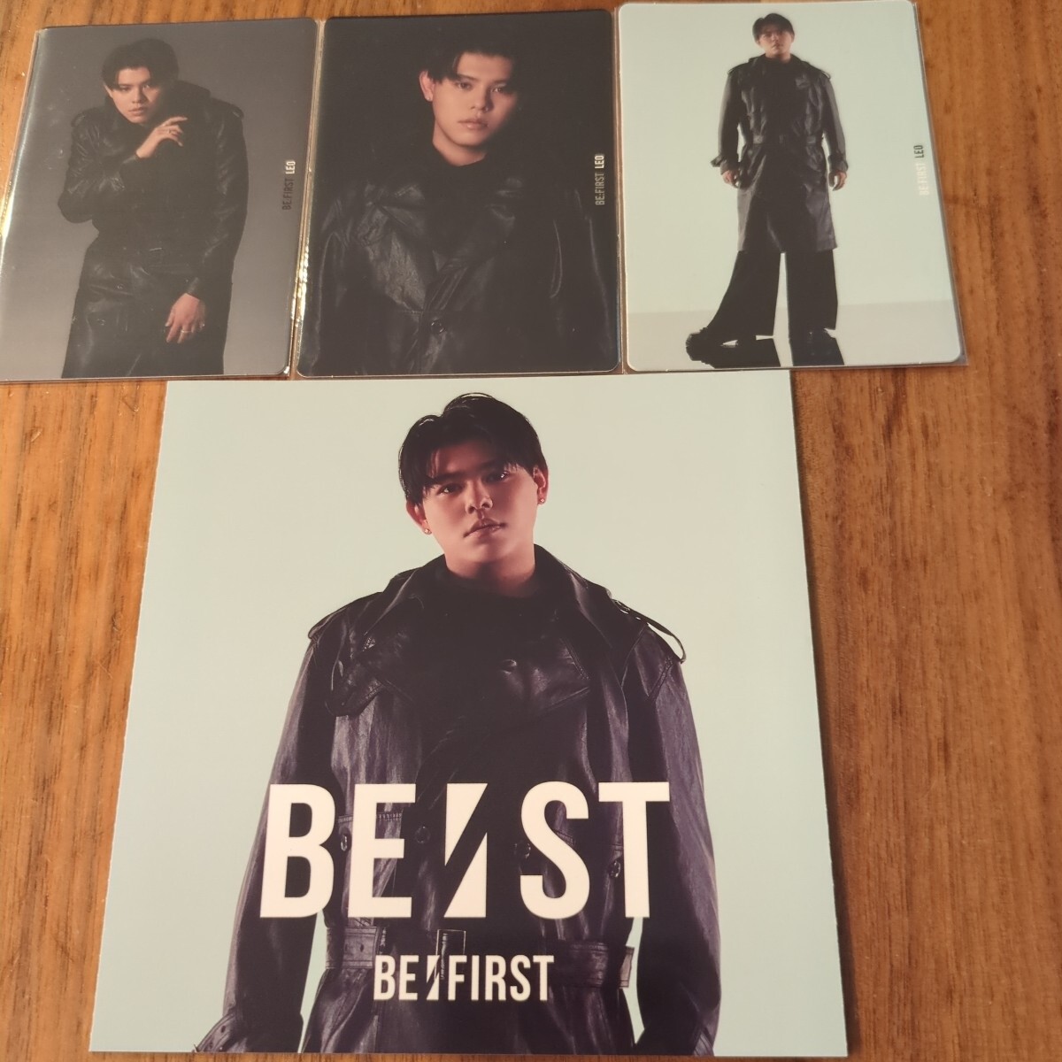BE FIRST レオBESTアルバム購入特典アコーディオンフォトカード&アルバム封入特典トレカ3種セット拍卖