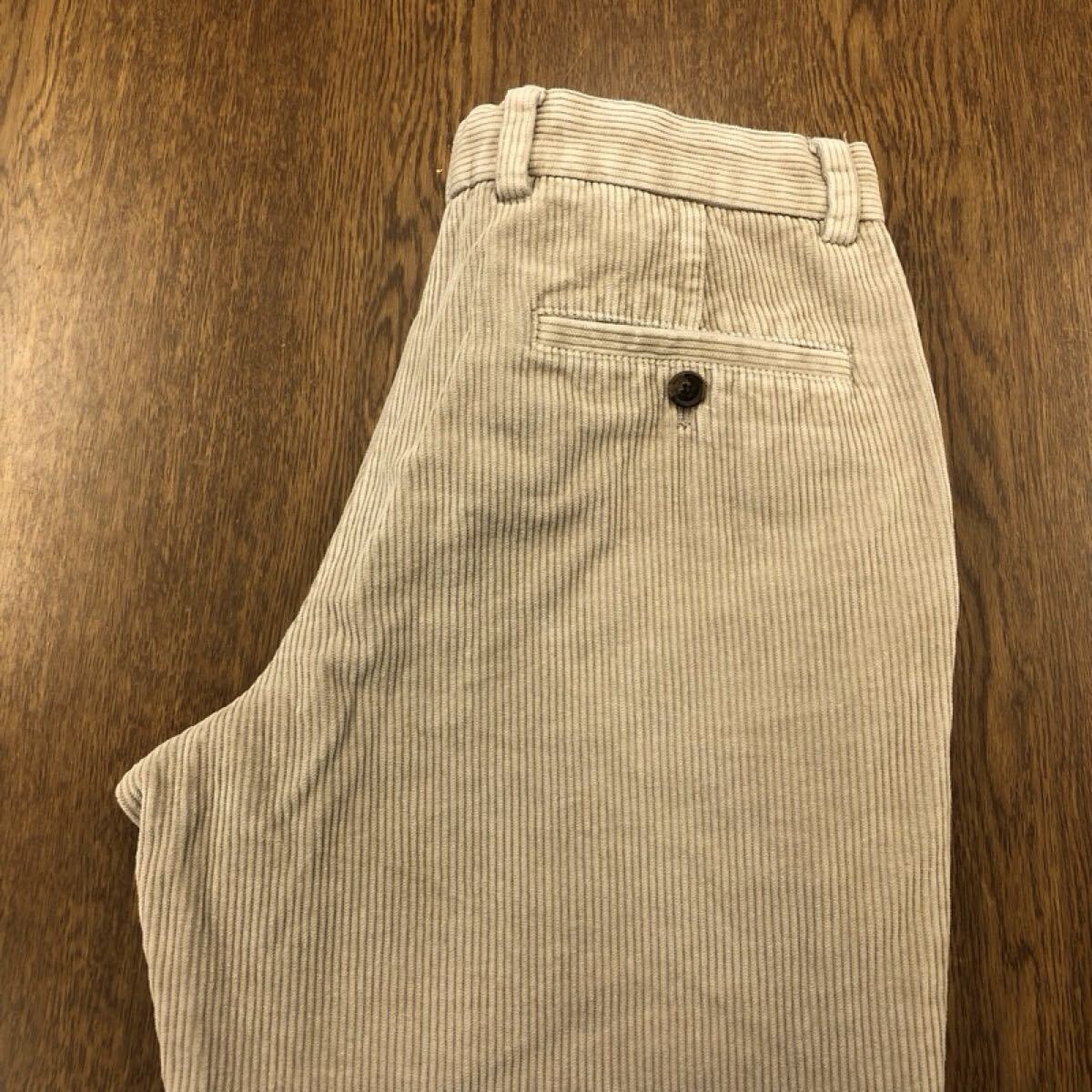 【GK065】Brooks brothers W32 L30 コーデュロイパンツ ベージュ メンズブランド古着 ブルックスブラザーズ 送料無料拍卖