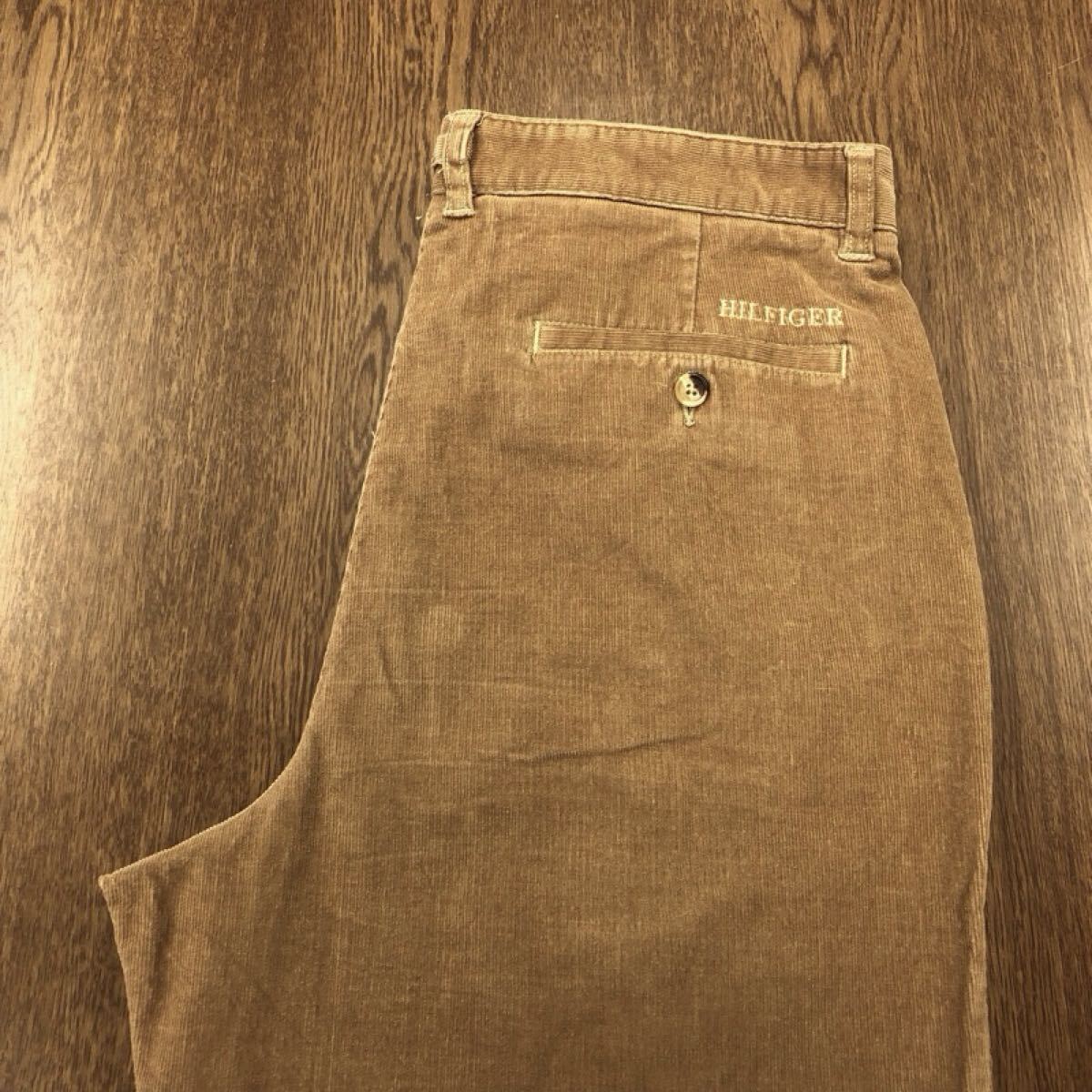 【GK075】TOMMY HILFIGER W36 L34 コーデュロイパンツ ベージュ メンズブランド古着 トミーヒルフィガー 送料無料拍卖