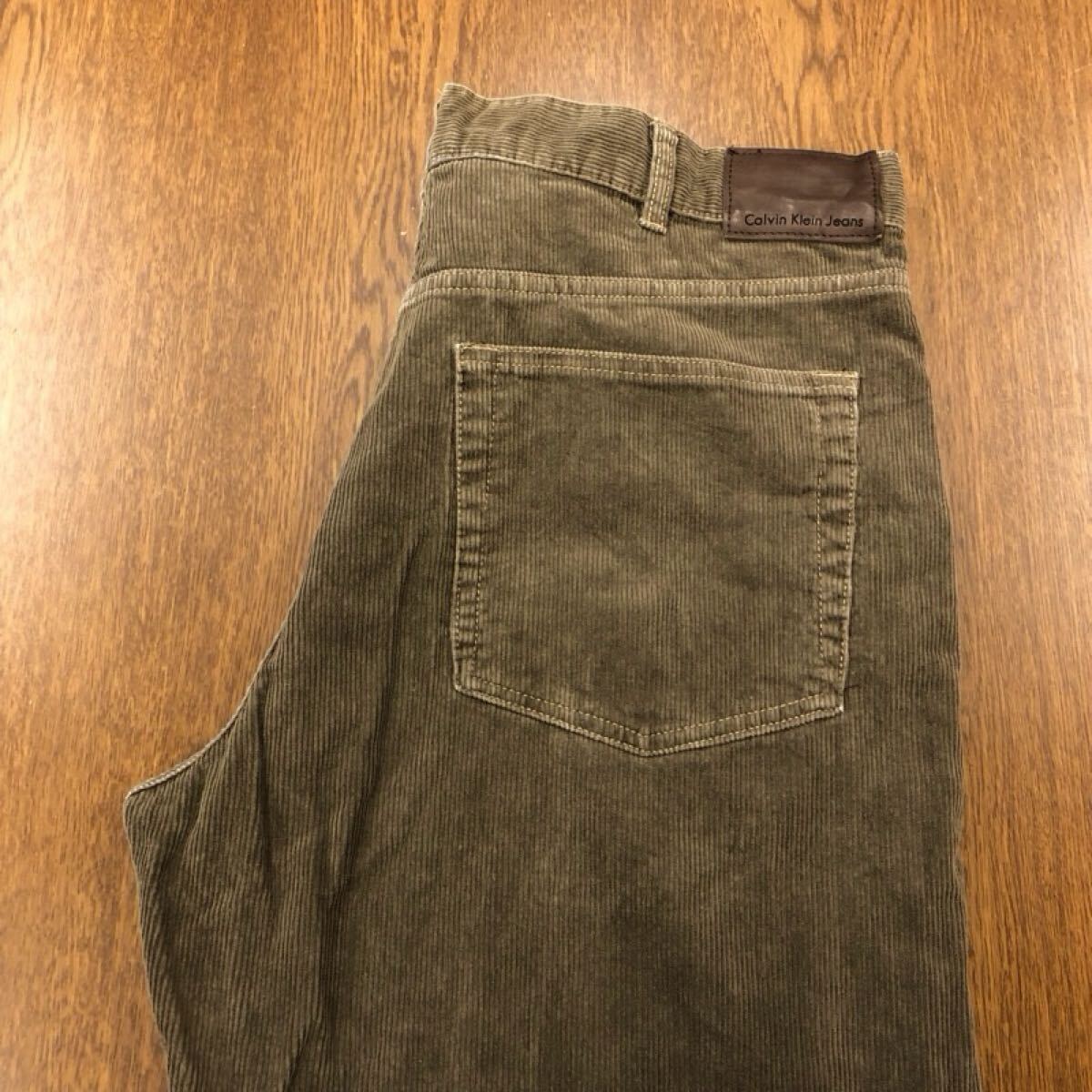 【GK087】Calvin Klein Jeans W36 コーデュロイパンツ ベージュ ブランド古着 カルバンクラインジーンズ 送料無料拍卖