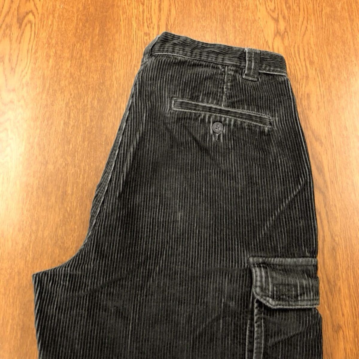 【GK088】WOOLRICH W34 L34 コーデュロイパンツ カーゴパンツ チャコール メンズブランド古着 ウールリッチ 送料無料拍卖