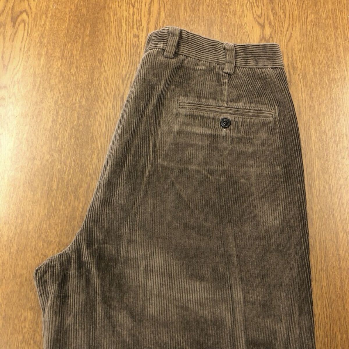 【GK091】Brooks brothers W35 L34 コーデュロイパンツ ブラウン メンズブランド古着 ブルックスブラザーズ 送料無料拍卖
