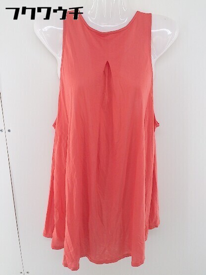 ◇ ◎ AS KNOW AS アズノゥアズ タグ付き ボーダー ノースリーブ カーディガン サイズレディース オレンジ レッド レディース拍卖