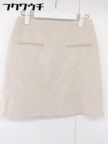 ◇ Jewel Changes ジュエルチェンジズ ミニ 台形 スカート サイズ 38 ベージュ レディース拍卖