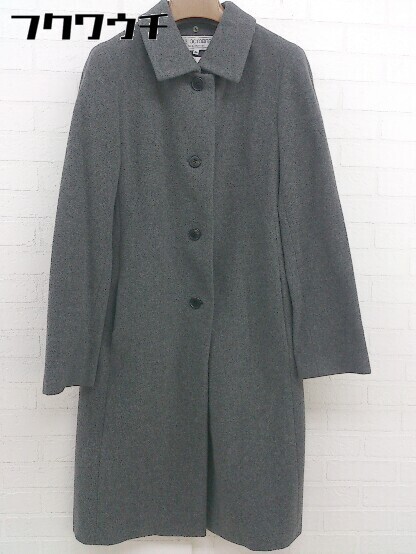 ■ 22 OCTOBRE ヴァンドゥーオクトーブル 長袖 コート サイズ 38 グレー レディース拍卖