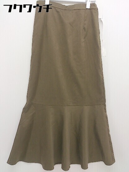 ◇ LOWRYS FARM ローリーズファーム サイドジップ ロング スカート サイズM ベージュ レディース拍卖