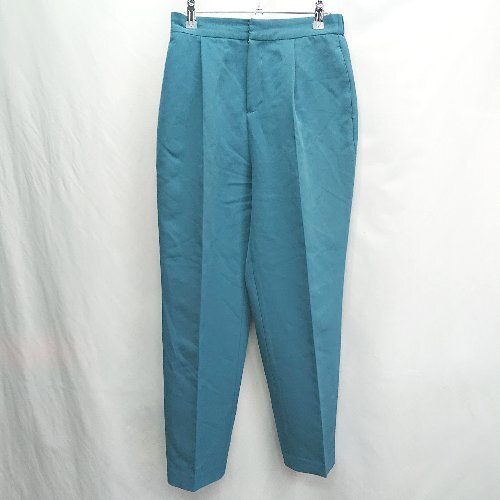 ◇ ⊂ URBAN RESEARCH アーバンリサーチ ウエストゴム スラックス サイズM ターコイズブルー レディース E拍卖