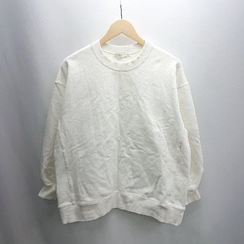 ◇ ⊇ PUBLIC TOKYO パブリック トウキョウ 長袖 トレーナー サイズF アイボリー レディース E拍卖