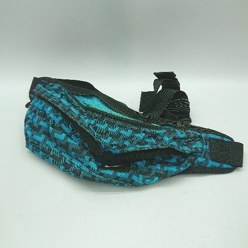 ◇ Θ NIKE ナイキ 総柄 ボディバッグ ブルー ブラック系 メンズ レディース E拍卖