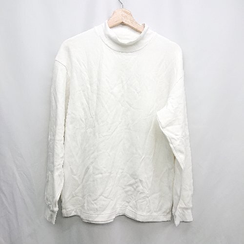 ◇ ⊇ UNIQLO ユニクロ +J 長袖 カットソー サイズM ホワイト系 レディース E拍卖