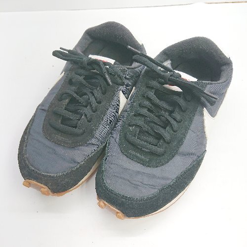 ◇ NIKE W DAYBREAK BLACK/SUMMIT WHITE-OFF NOIR 21SP-I ローカットスニーカー サイズ23.5 ブラック レディース E拍卖