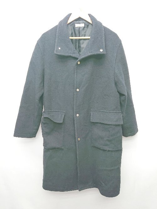◇ BEAUTY&YOUTH ビューティ&ユース UNITED ARROWS ウール 長袖 ロング コート サイズM ブラック メンズ P拍卖