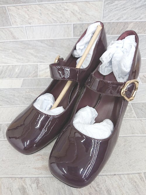 ◇ Θ CHARLES & KEITH チャールズ&キース ヒール パンプス サイズ38 パープル系 レディース メンズ P拍卖