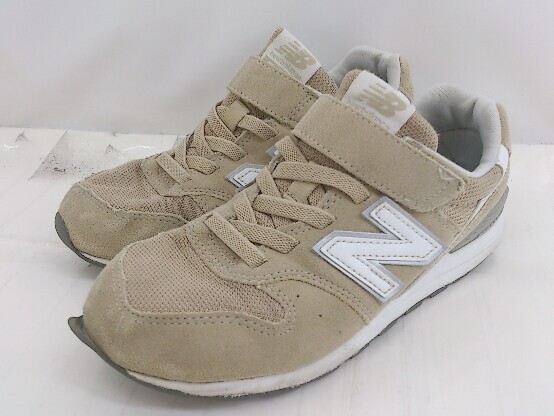 ◇ NEW BALANCE ニューバランス M YV996CBE キッズ スニーカー シューズ サイズ21cm ベージュ レディース メンズ E拍卖