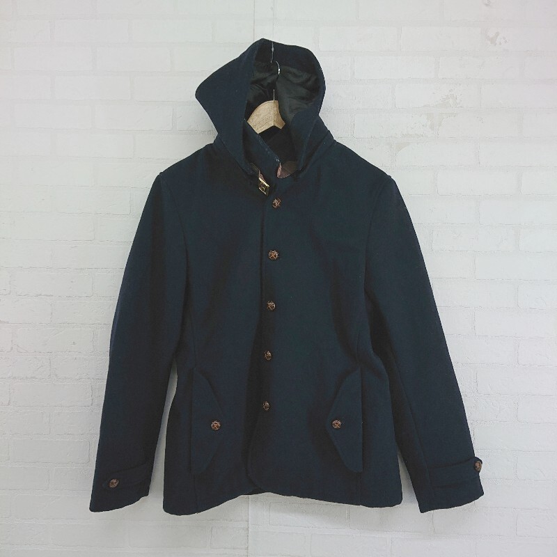◇ RAGEBLUE レイジブルー 長袖 コート サイズM ネイビー メンズ E拍卖