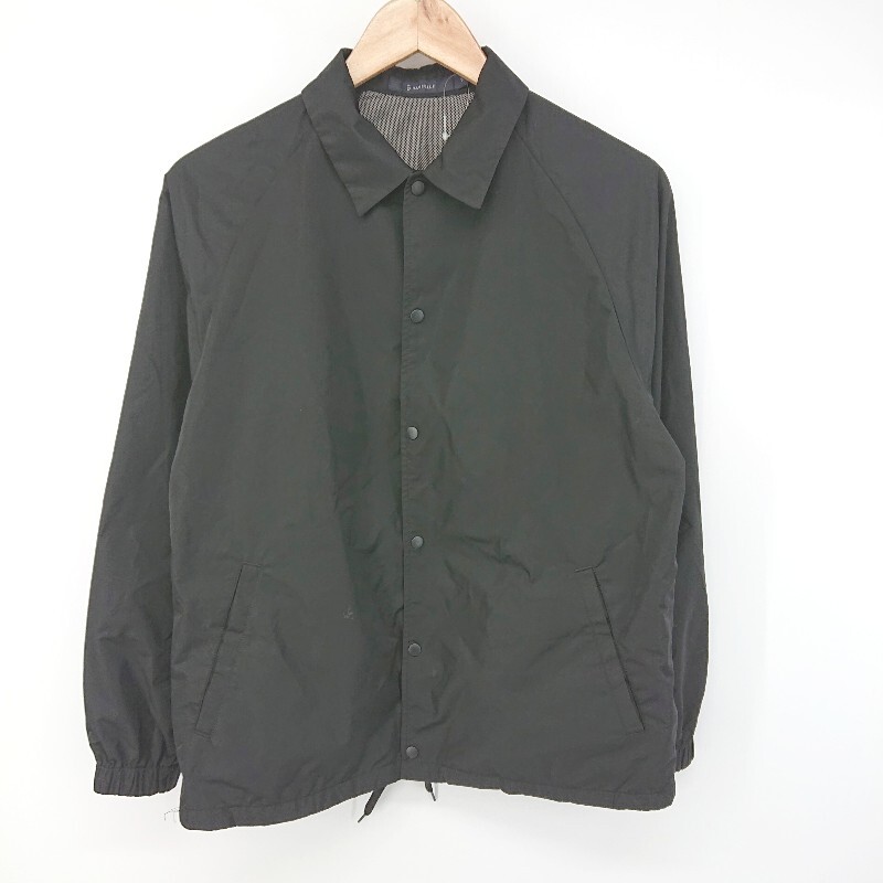 ◇ RAGEBLUE レイジブルー 薄手 シンプル 無地 長袖 ブルゾン ジャンパー サイズS ブラック メンズ P拍卖