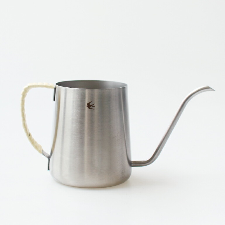 ドリップポット 390ml 1~4杯分 ステンレス 持ち手ラタン 籐 シンプル スタイリッシュ ツバメ グローカルスタンダードプロダクツ拍卖